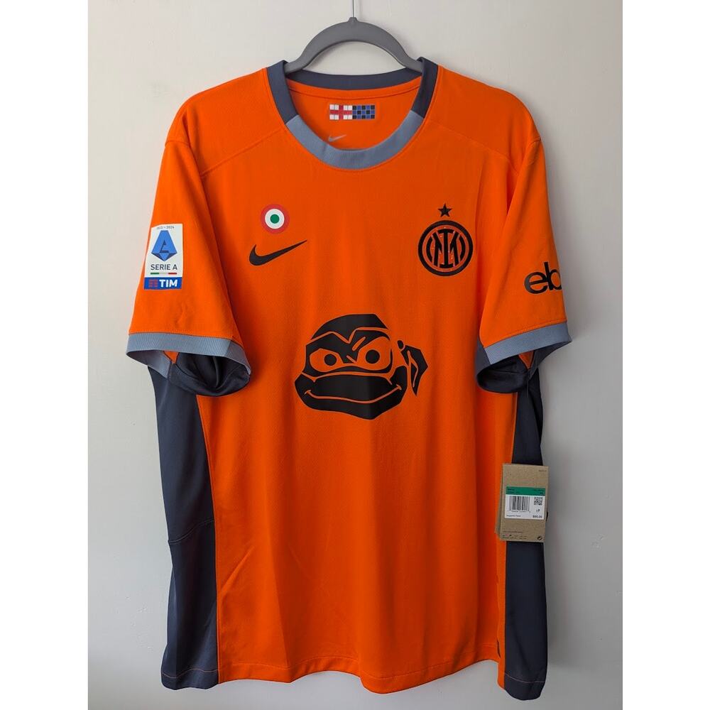 Inter Milan Barella Jersey XL TMNT Serie A NWT